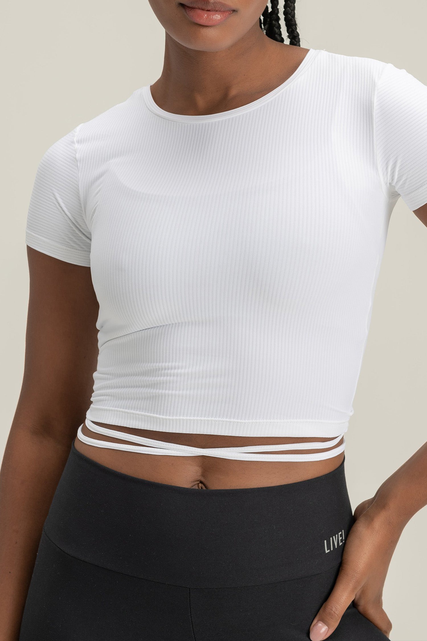 Stylish Ribbed Crop Top 453447 - Trendy Women's Fashion for Casual Wear, Summer Outfits & Street Style