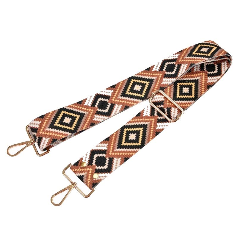Premium Guitar-Style Replacement Strap - Seamless Pattern for Bags, Purses & Backpacks | Durable & Adjustable Shoulder Strap for Travel, Shopping & Everyday Use