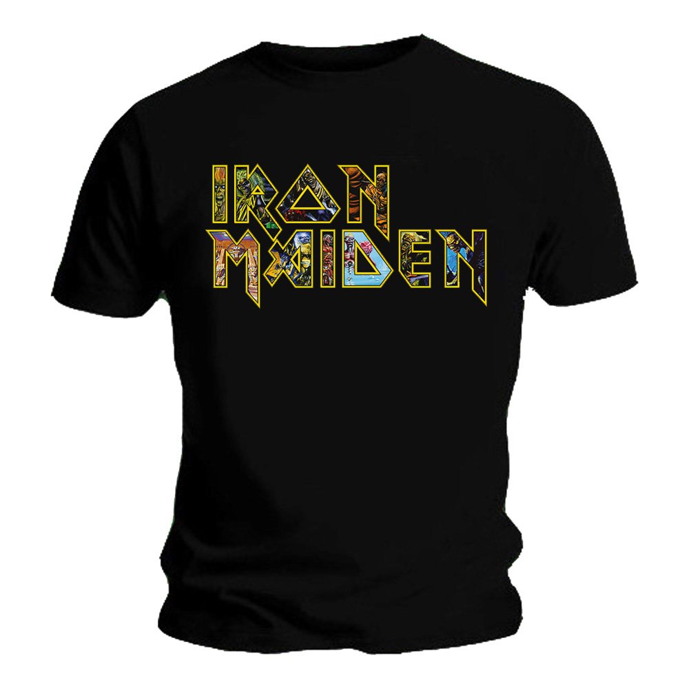 Official Iron Maiden Book of Souls T-Shirt - Eddie Logo Graphic Tee for Rock Fans | Perfect for Concerts, Gifts & Metal Music Lovers