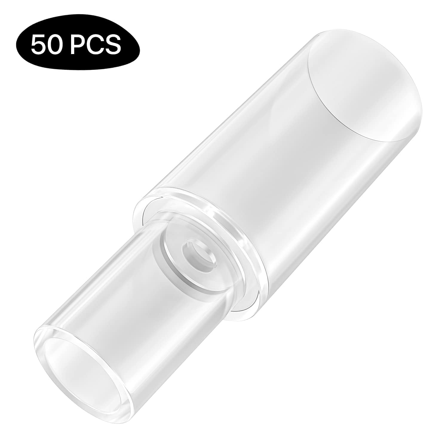 50-Pack Breathalyzer Mouthpieces for AD8000 & EK967 Alcohol Testers - Disposable Hygienic Mouthpieces for Personal & Professional Alcohol Testing at Home, Work or Roadside Checks