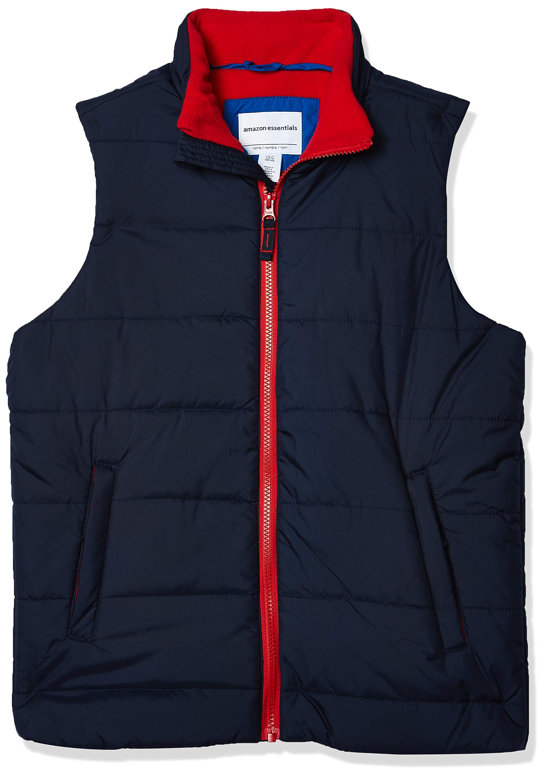 Amazon Essentials Boys & Toddlers' Heavyweight Puffer Vest - Warm Winter Jacket for Outdoor Play, School & Snow Activities