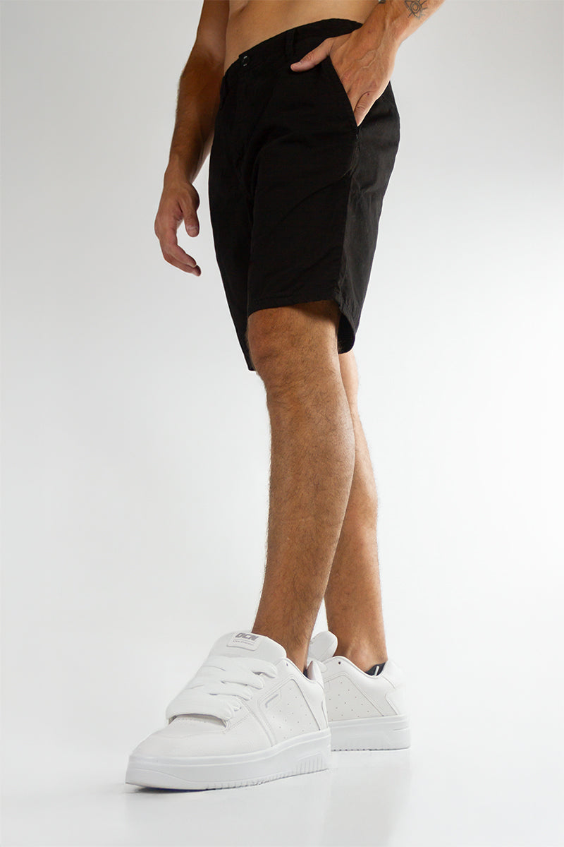 Men's Bermuda Shorts - Loose Fit Black Casual Shorts for Summer | Beach, Gym & Outdoor Activities