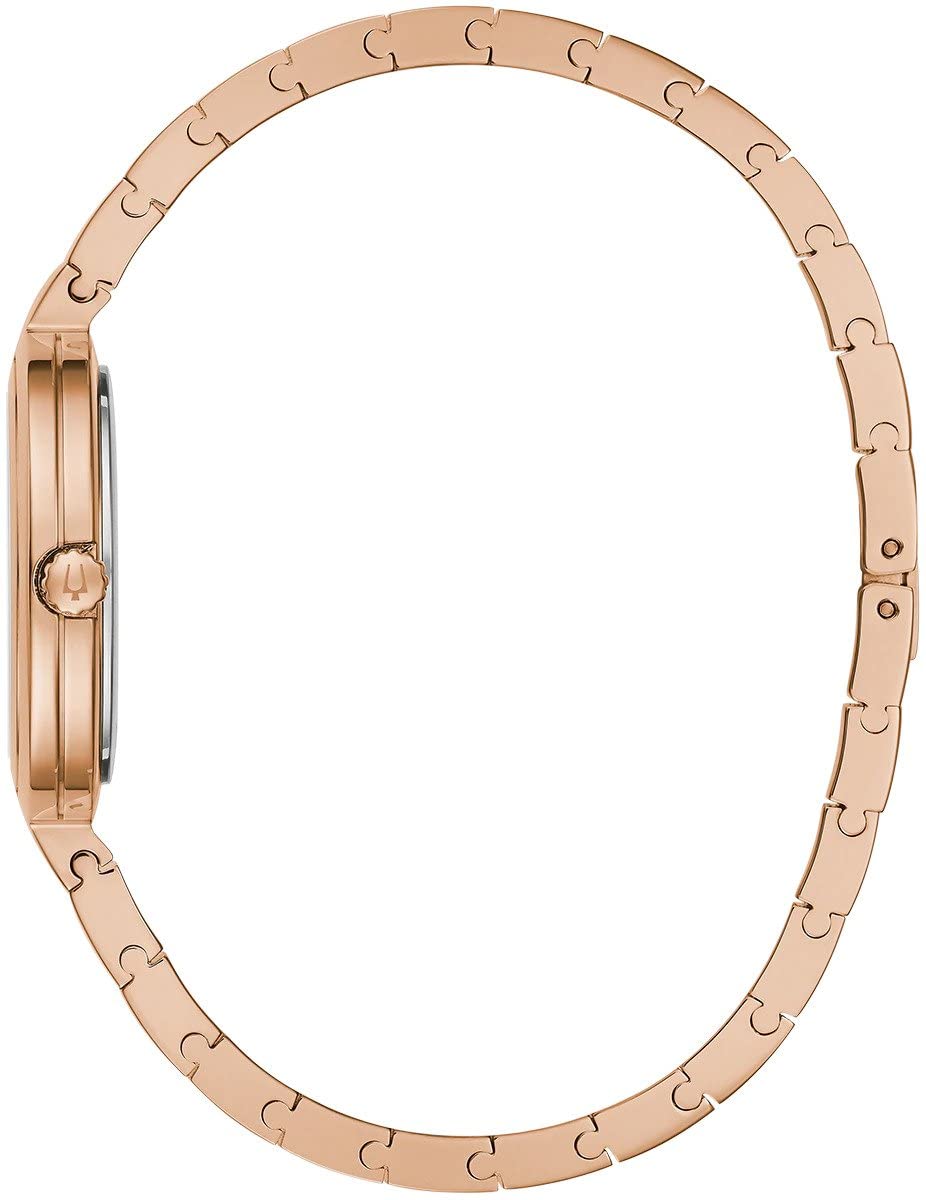 Bulova Ladies Rhapsody Diamond Quartz Bracelet Watch - Elegant Women's Dress Watch for Special Occasions & Evening Events