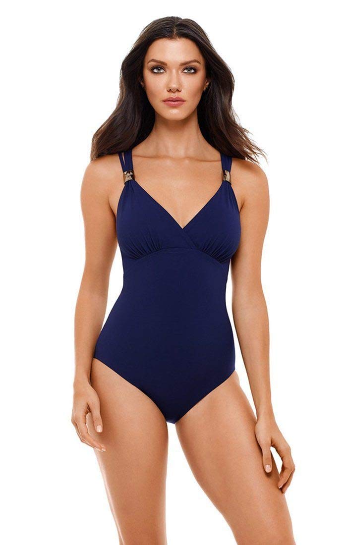 Miraclesuit Amoressa Women's Zenith Horizon One-Piece Swimsuit - Slimming & Tummy Control Bathing Suit for Women - Perfect for Pool, Beach & Vacation