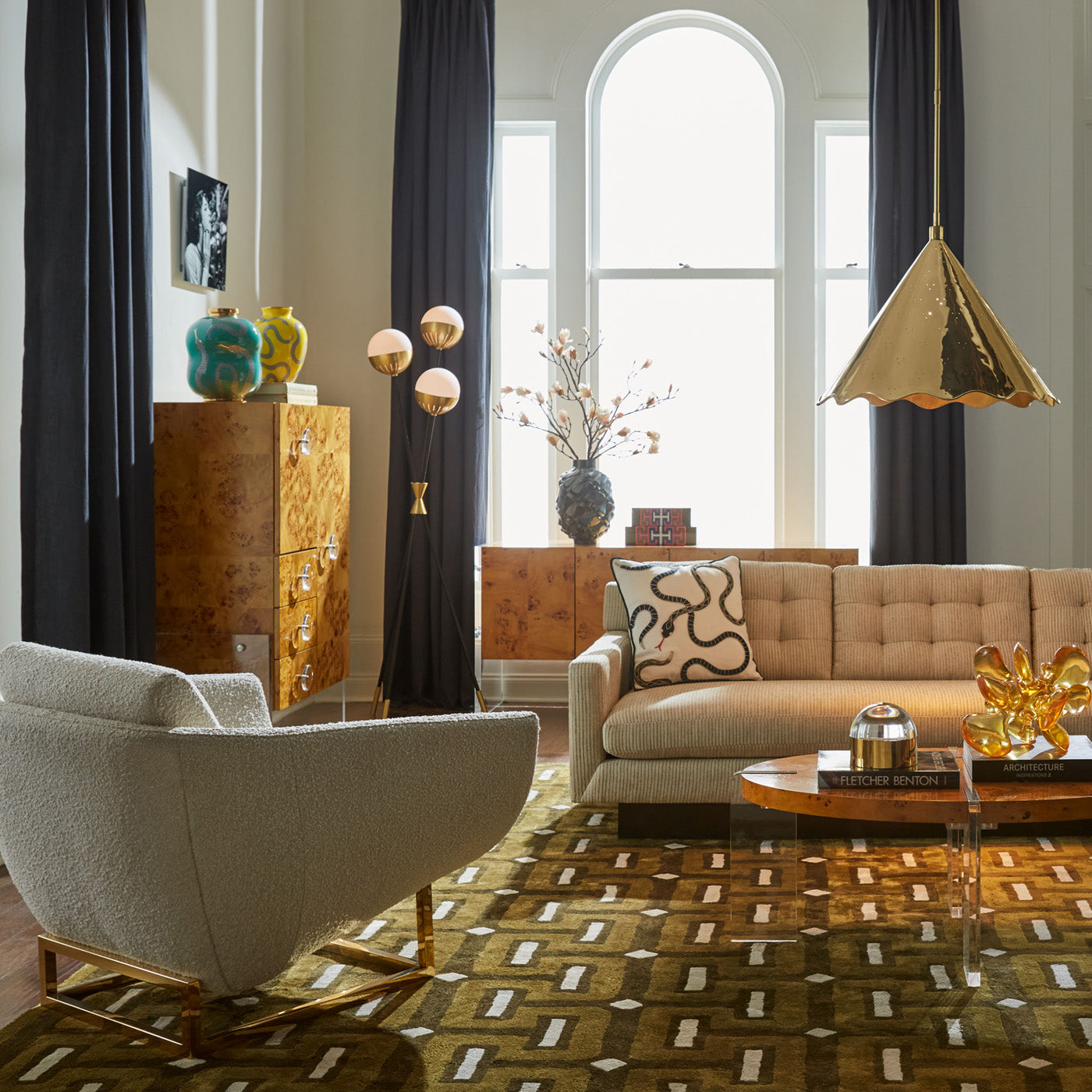Hand Tufted Thebes Wool Area Rug - Soft & Durable for Living Room, Bedroom, or Office Decor