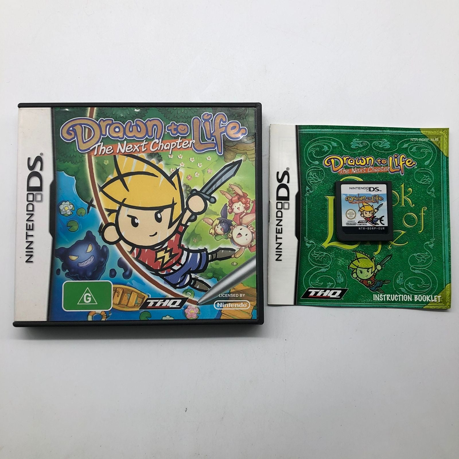 Drawn to Life The Next Chapter Nintendo DS Game with Manual - Fun Adventure Game for Kids & Adults - Perfect for Family Game Nights & Travel Entertainment