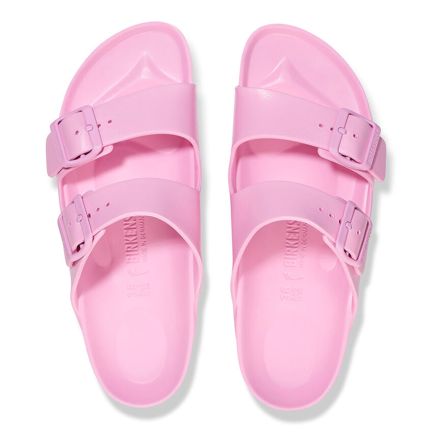 Birkenstock Women's Arizona EVA Essentials Sandal - Comfortable Lightweight Slip-On Sandals for Women in Fondant Pink | Perfect for Beach, Pool, and Summer Outdoor Activities
