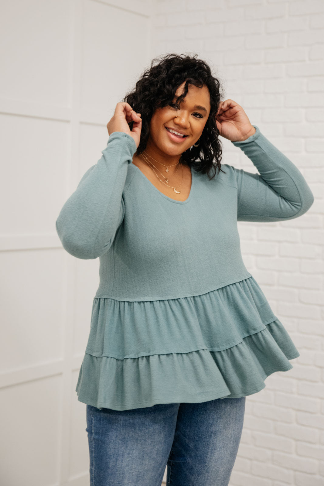 Stylish Women's Tiered Blouse - Flowy Layered Tunic Top for Casual & Office Wear | Perfect for Summer Outfits & Everyday Fashion