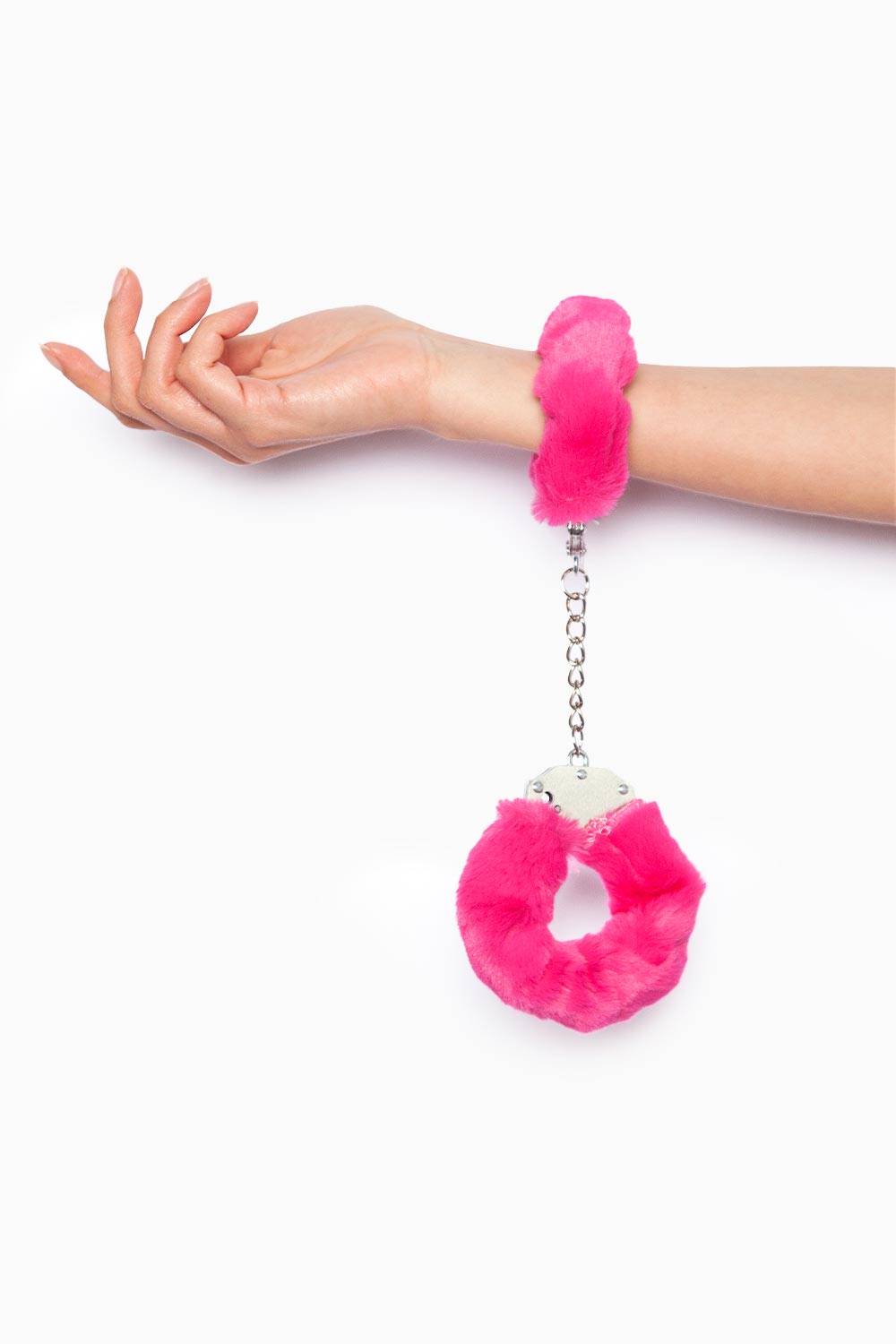 Velvet-Lined Metal Handcuffs - Premium Restraints for BDSM, Role Play & Couples Bonding - Perfect for Sensual Play & Spicing Up Your Relationship