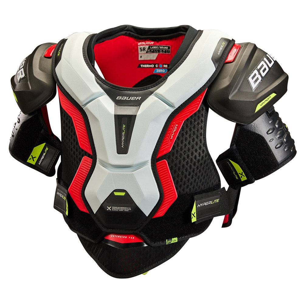 Bauer Vapor HyperLite Senior Ice Hockey Shoulder Pads - Lightweight Protective Gear for Hockey Players - Perfect for Practice & Competitive Games