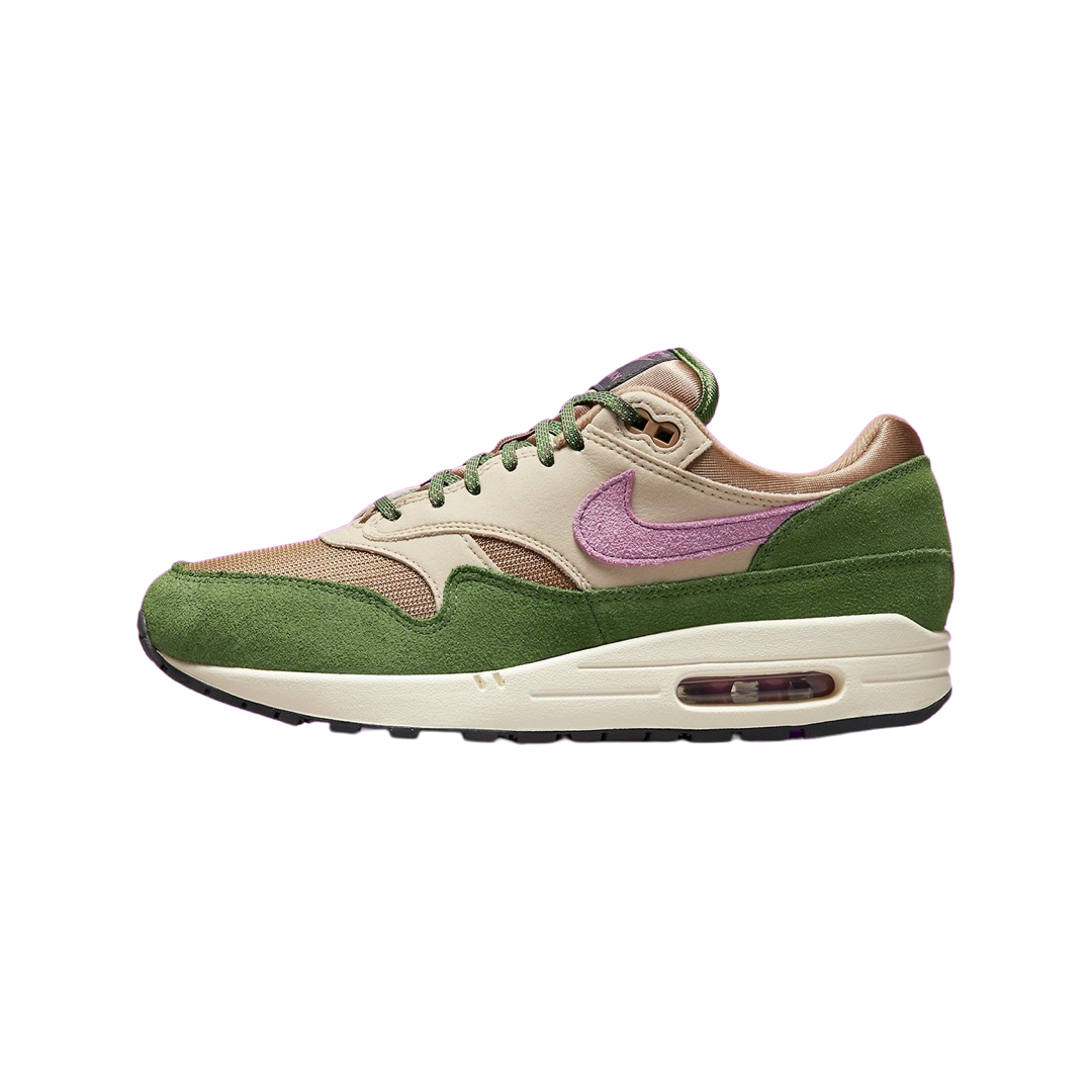 Nike Air Max 1 NH Treeline Light Bordeaux Running Shoes for Men - Lightweight Comfortable Sneakers for Jogging, Gym Workouts & Casual Wear