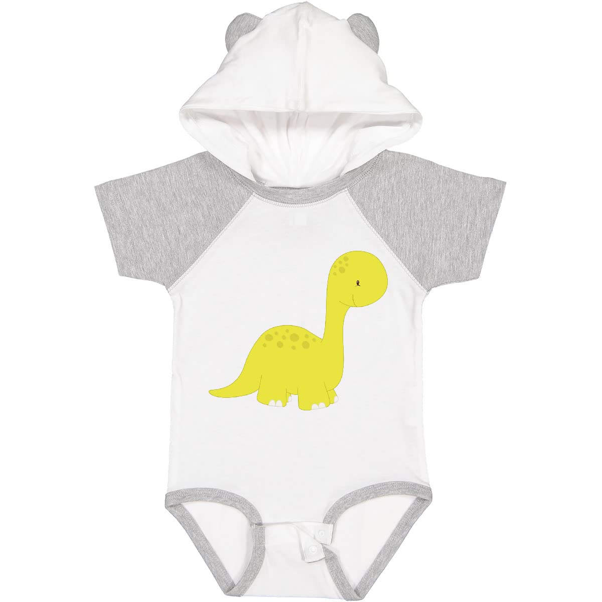 Inktastic Cute Dinosaur Baby Bodysuit - Adorable Brontosaurus Dino Onesie for Infants & Toddlers | Perfect for Playtime, Daycare & Dinosaur-Themed Birthday Parties