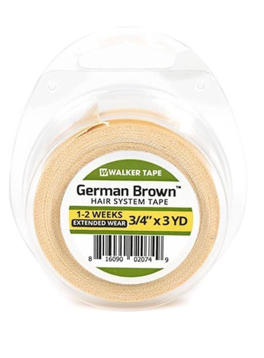 AVANI INDUSTRIES German Brown Walker Tape Liner - 3 Yard Adhesive Roll for Shoe Repair, Leather Crafting & Packaging | Heavy Duty Waterproof Tape for DIY Projects & Industrial Use
