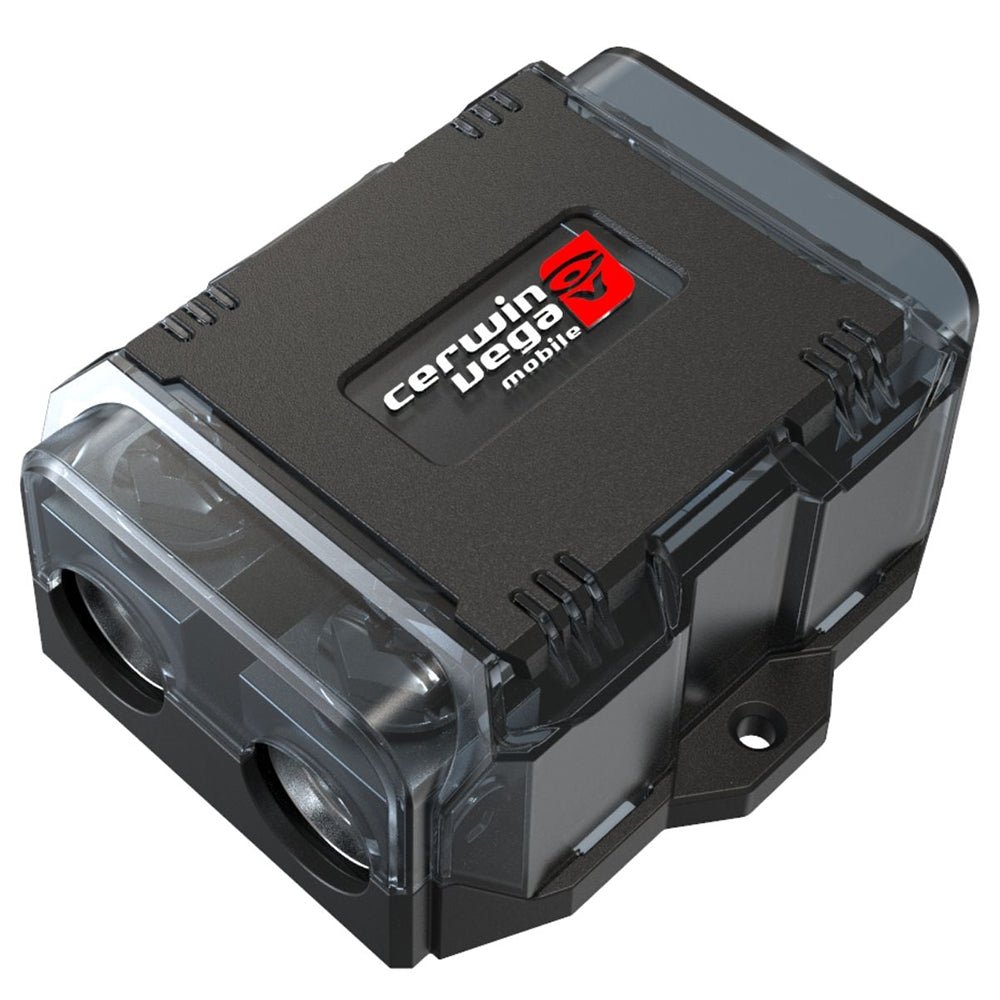 Cerwin Vega ANL2 2 Position ANL Fuse Holder - Heavy Duty Car Audio Fuse Block for Marine, RV & Off-Road Vehicles | Waterproof & Shockproof Design