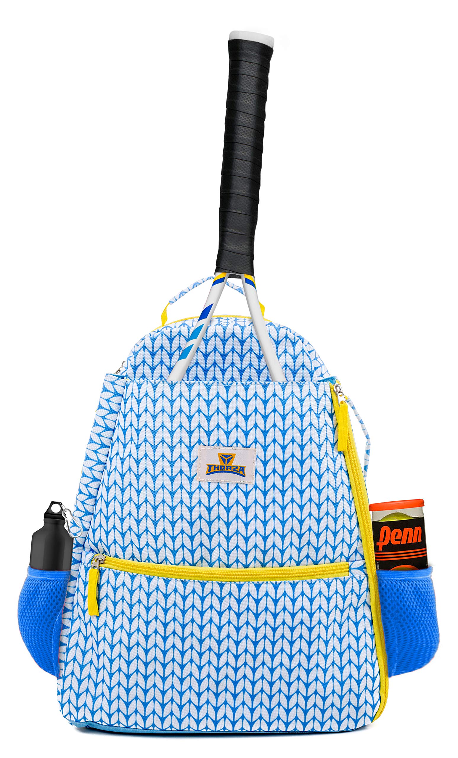 Lightweight Tennis Backpack for Women - Holds 2 Rackets, Balls & Sports Gear - Durable Tennis Bag for Training & Matches - Perfect for Court, Gym & Travel