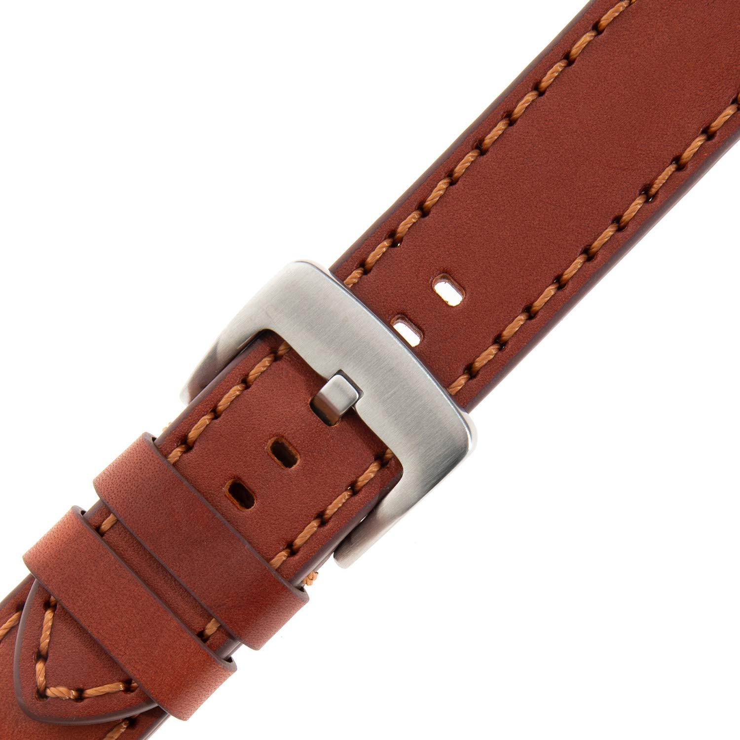 Premium Gilden 18-28mm Men's Thick Heavy Duty Sport Calfskin Leather Watch Band TS62 - Durable Replacement Strap for Casual, Business & Outdoor Activities