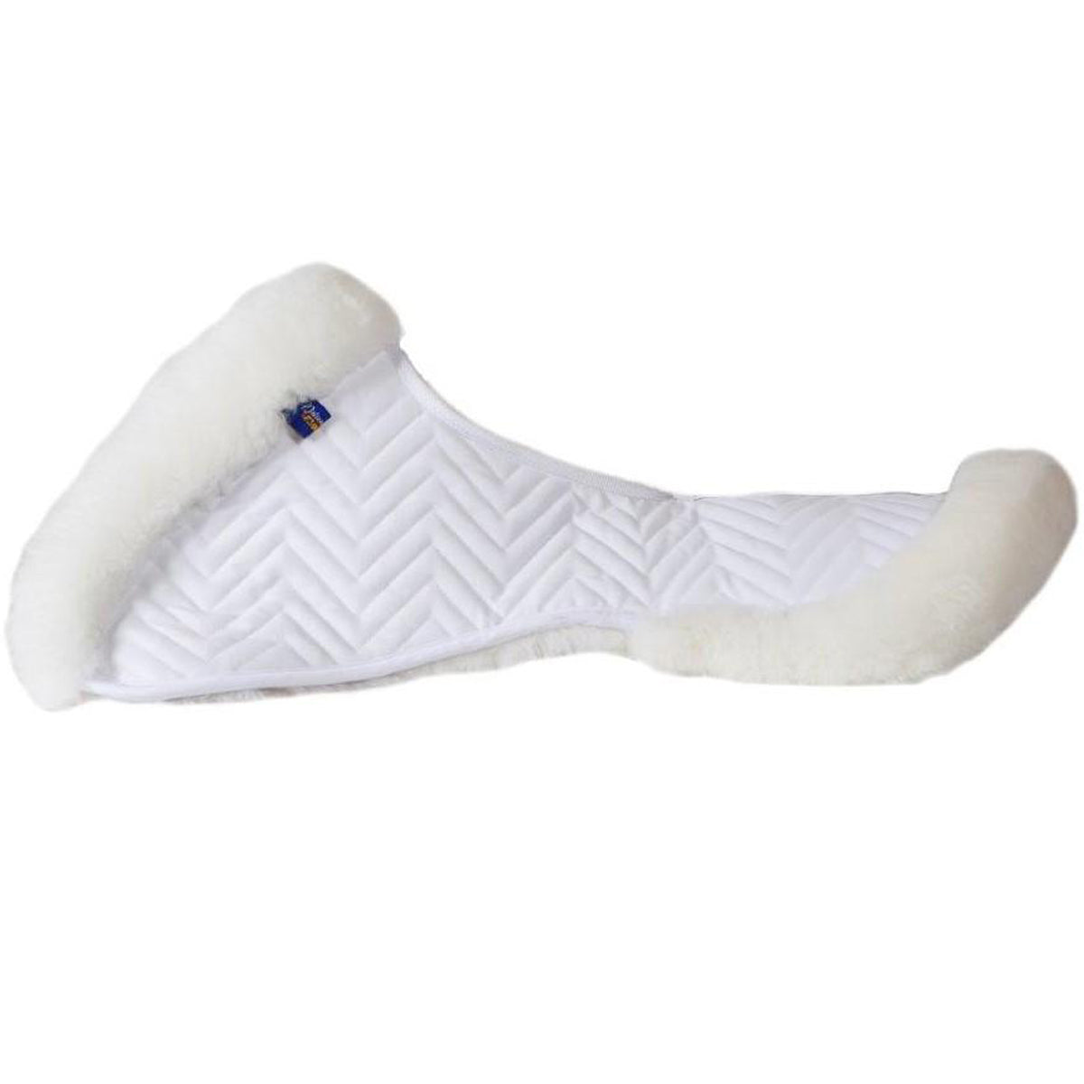Fleeceworks Sheepskin Half Pad for Horses - Wither Relief & Comfort - Perfect for Riding, Training, and Show Jumping