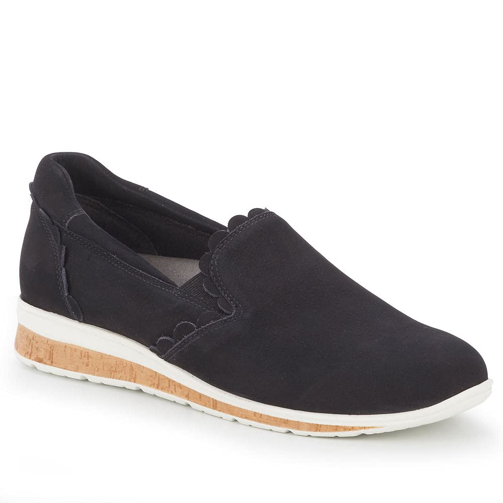 Walking Cradles Delta Women's Slip-On Comfort Shoes - Lightweight & Supportive Loafers for Work, Travel & Everyday Wear