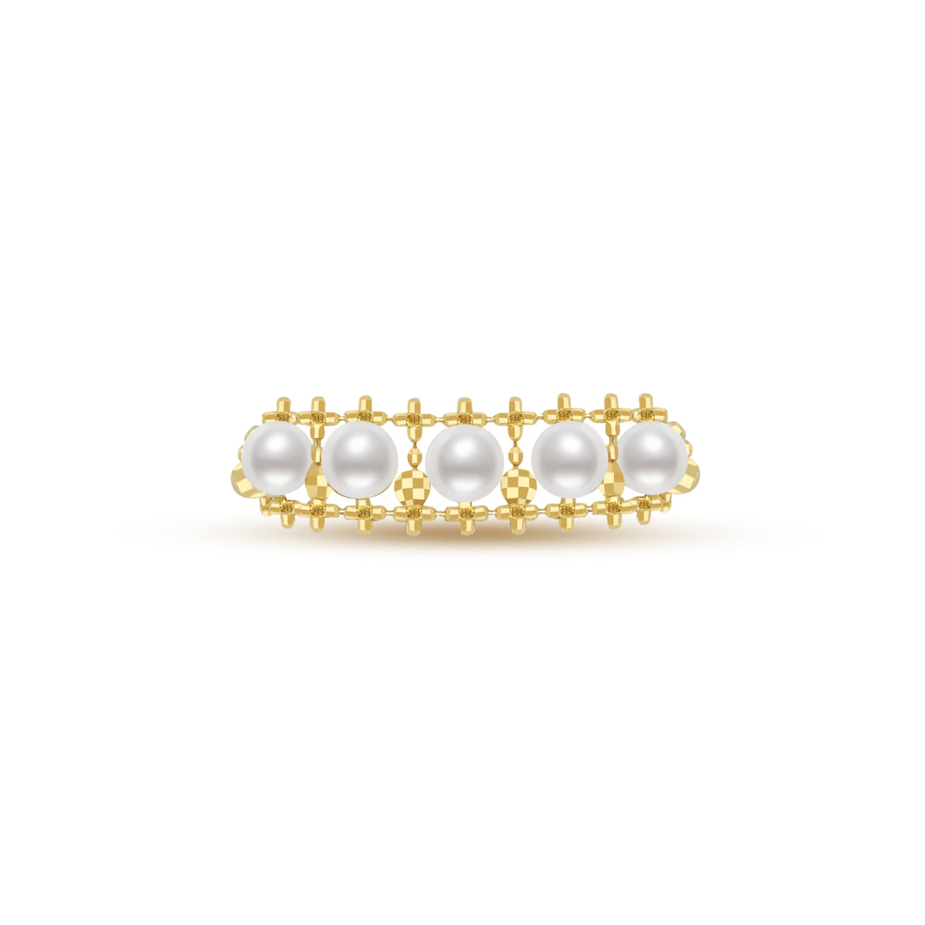 18K Solid Gold Freshwater Pearl Ring for Women - Elegant Pearl Jewelry Gift for Anniversary, Wedding, Birthday | KR00102 | Perfect for Special Occasions & Everyday Wear