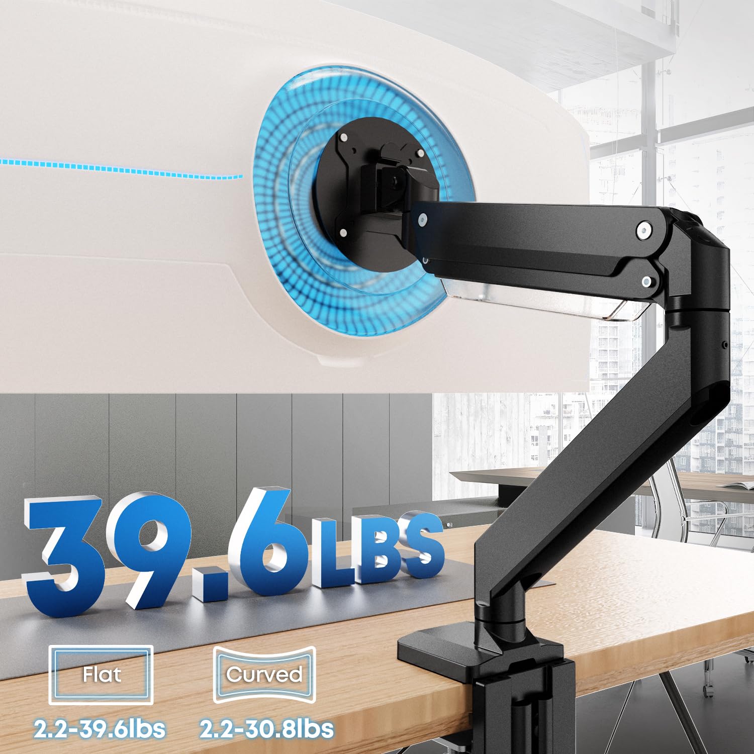 PUTORSEN Premium Aluminum Monitor Stand for 17