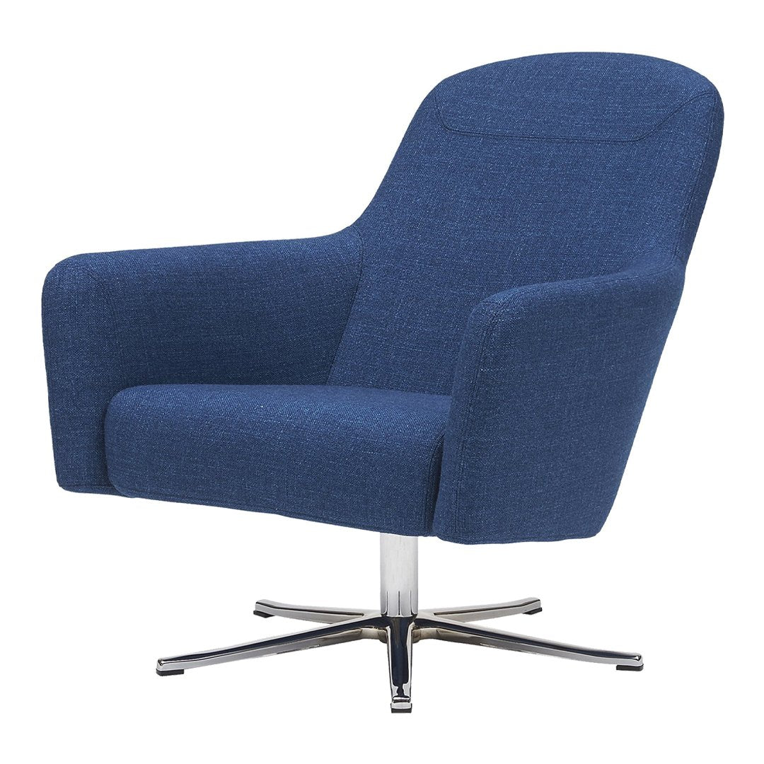 Havana Low Swivel Chair - Modern Accent Lounge Chair for Living Room, Bedroom, or Office - 360 Degree Rotation for Comfortable Relaxation and Stylish Decor