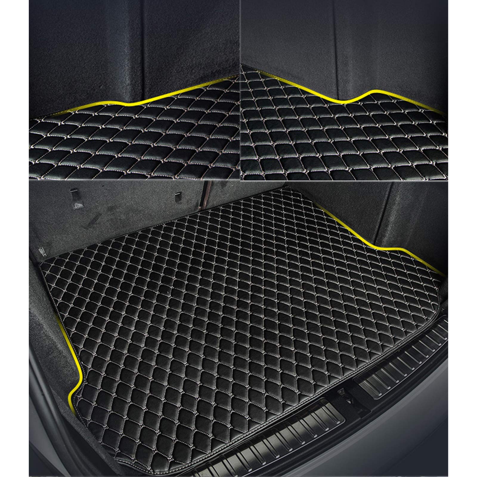 Premium Car Trunk Mat for Audi S3 2015-2019 - Waterproof & Custom Fit Trunk Liner Cargo Mat Accessories - Perfect for Road Trips, Groceries & Outdoor Adventures