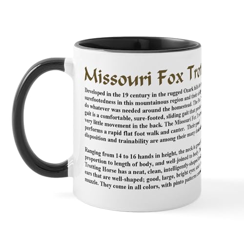 White/Black Inside - Missouri Fox Trotter Breed Description Mug
