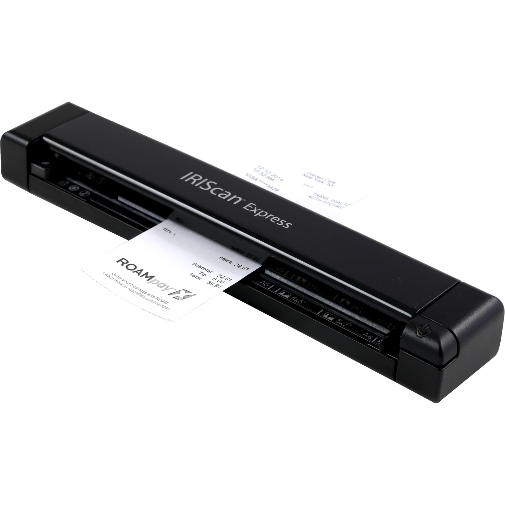 IRIScan Express 4 Portable USB Document Scanner - 1200 dpi High Resolution for Home Office, Business & Travel | Fast Scanning of Receipts, Photos & Business Cards