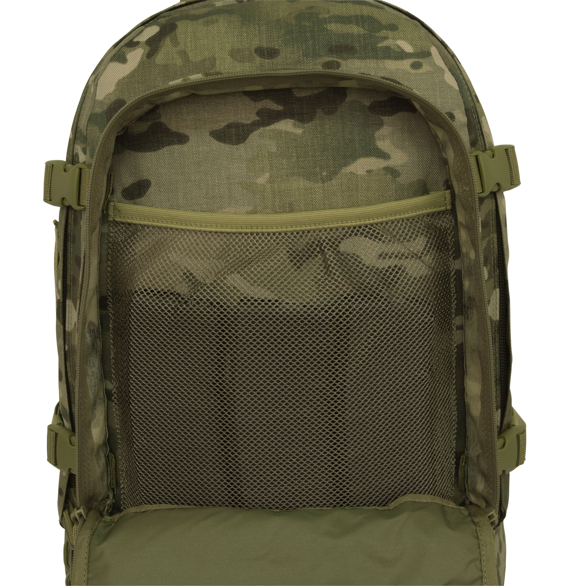 Mercury Tactical Gear Code Alpha 3-Day Stretch Tactical Backpack - Durable Military Backpack for Outdoor Adventures, Hiking & Survival - Multicam Camouflage - One Size Fits All