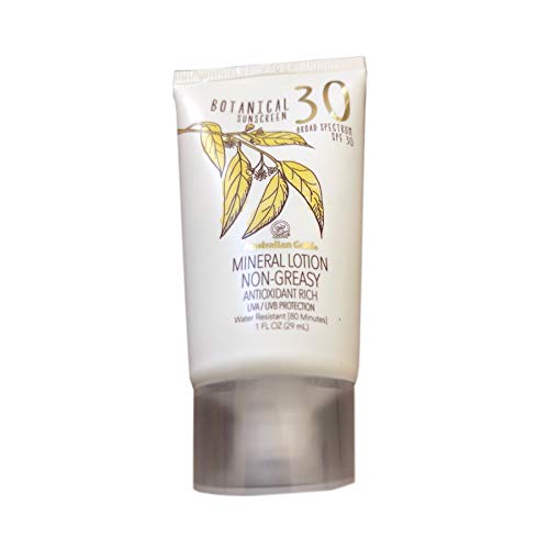 Australian Gold SPF 30 Sunscreen Lotion - Botanical Formula, Travel Size 1 oz, Reef Safe & Water Resistant - Perfect for Beach, Pool & Outdoor Activities
