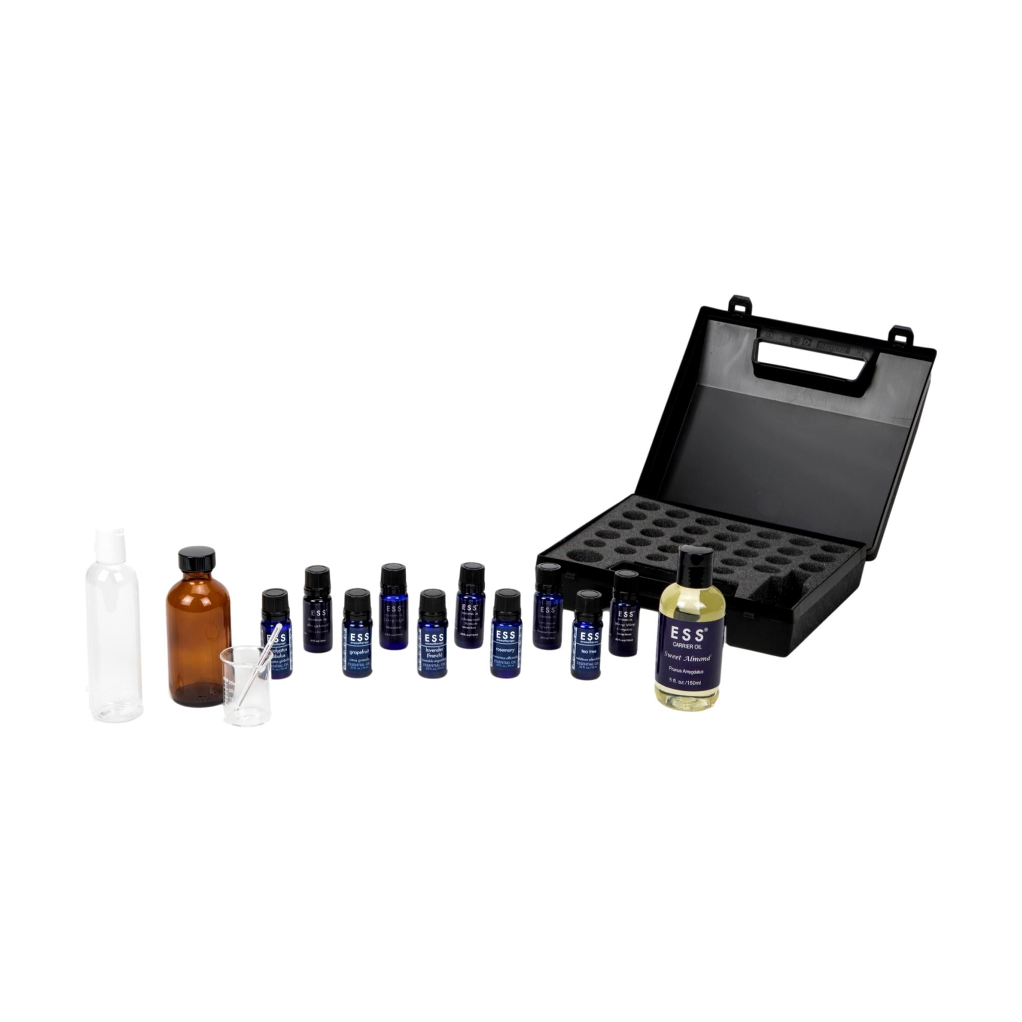 ESS Aromatherapy Starter Kit - Essential Oil Diffuser Set with 6 Premium Oils for Relaxation, Sleep & Stress Relief | Perfect for Home, Office & Spa Use
