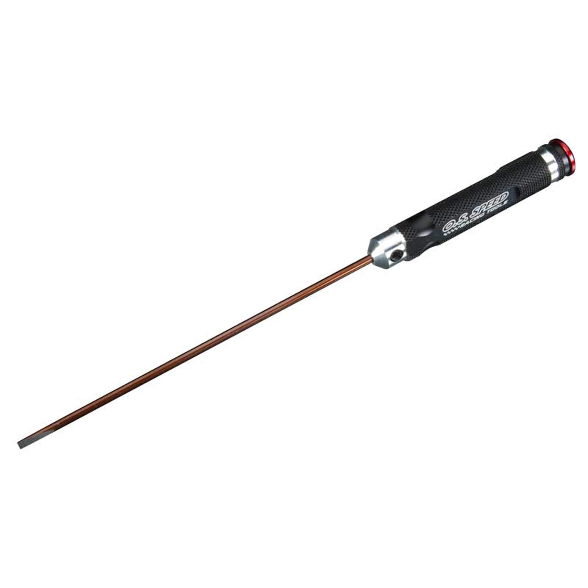 O.S. Engines Speed Flat Blade Screwdriver 3.0mm - High Performance Vehicle Part for RC Cars, Motorcycles & DIY Repairs