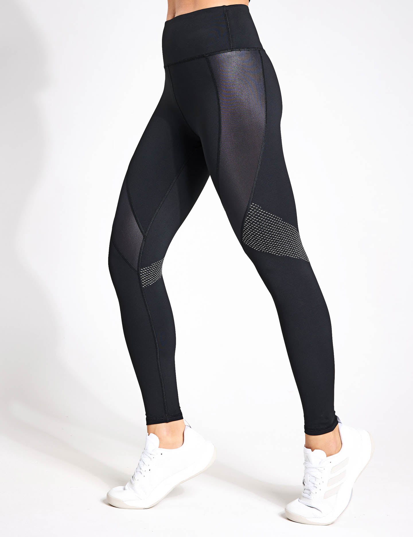 Premium High-Waisted Dynamic Full Length Leggings for Women - Black - Yoga, Running, Workout & Everyday Wear