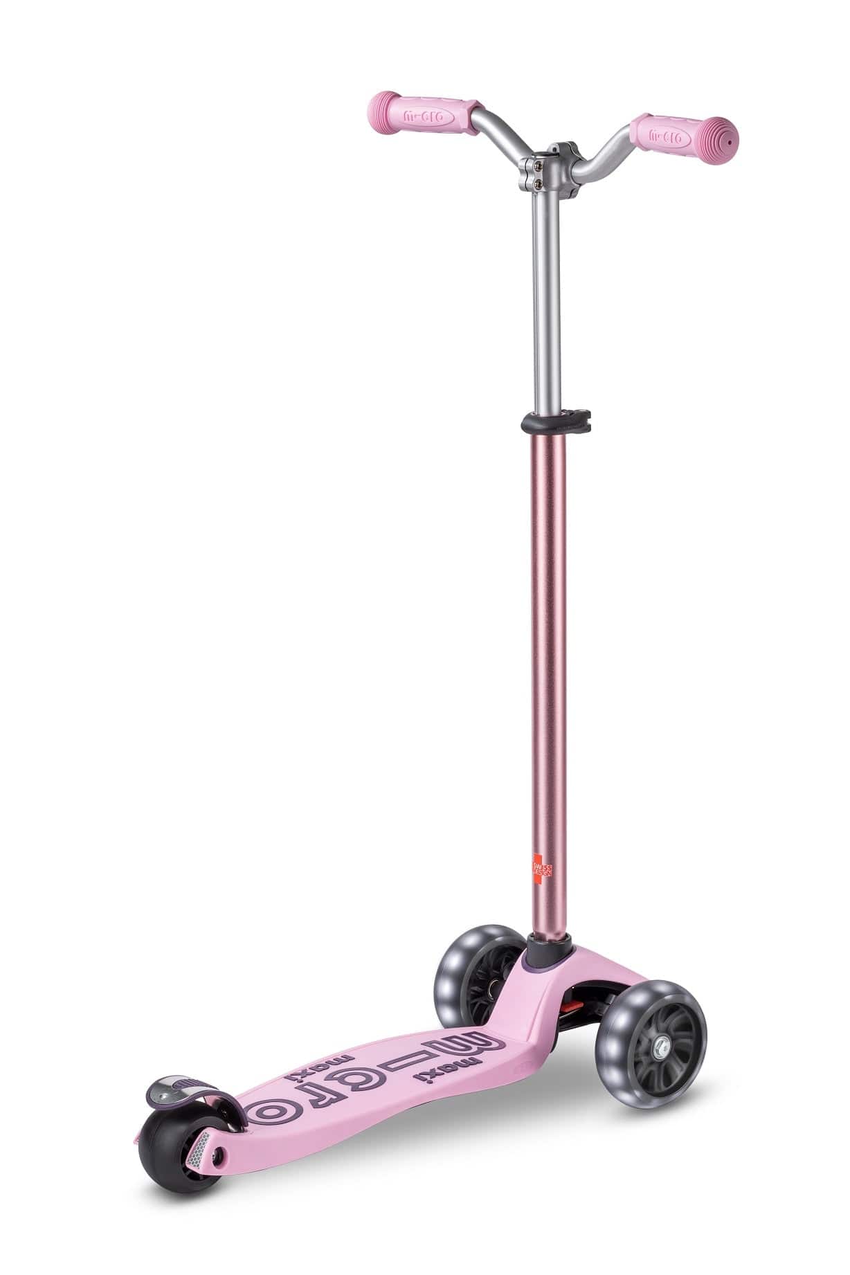 Micro Kickboard Micro Maxi Pro LED Scooter for Kids - 3 Wheel Light Up Kick Scooter for Boys & Girls - Perfect for Outdoor Play, Commuting & Neighborhood Fun
