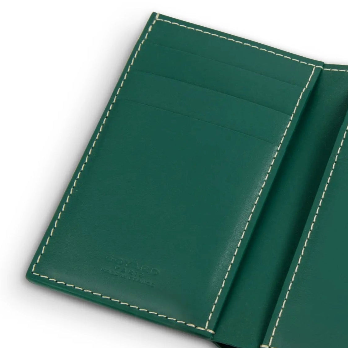 Goyard Saint Pierre Card Wallet in Green - Premium Leather Card Holder for Men & Women - Perfect for Business, Travel, and Everyday Use