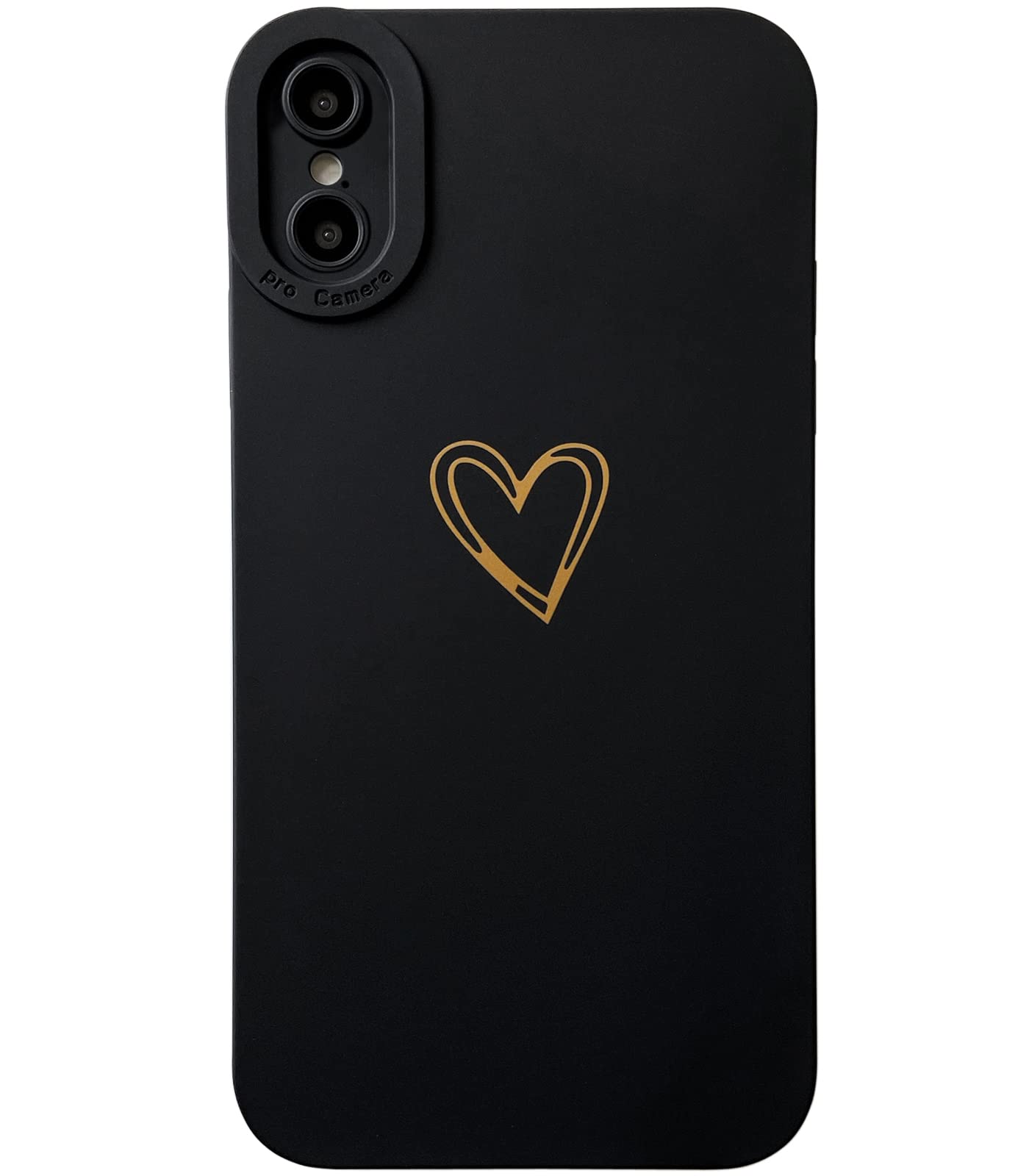 Qokey Cute Love Heart iPhone X/Xs Case 5.8