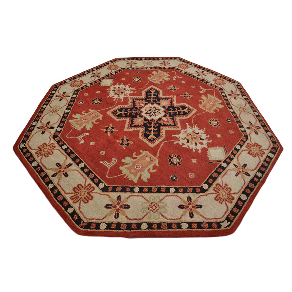 Premium Sarugh Hand Tufted Wool Rug - Soft & Durable Persian-Style Area Rug for Living Room, Bedroom, or Office Decor
