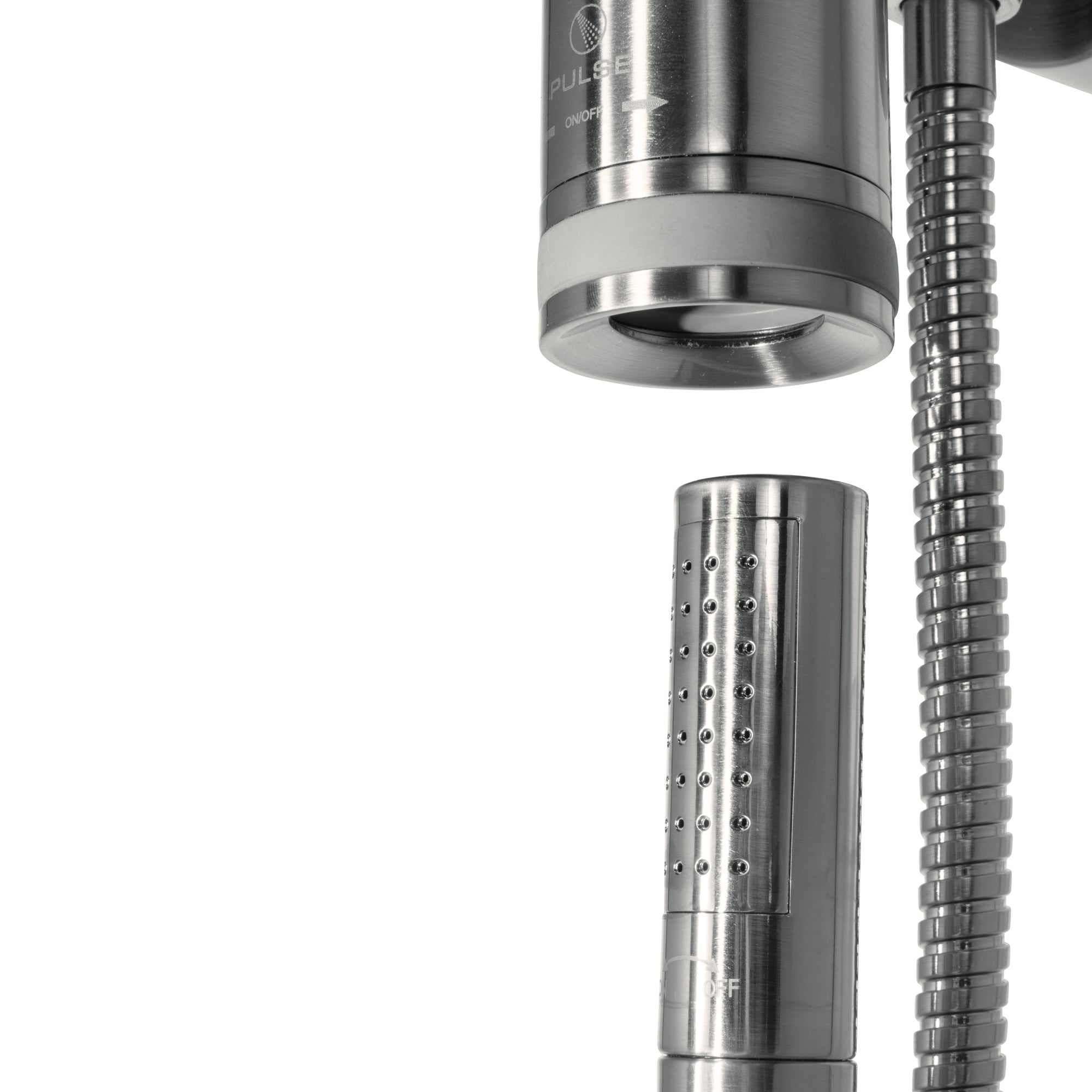 PULSE ShowerSpas Aquarius Shower System - 1052 Luxury Rainfall Shower Head with Handheld Sprayer, 8 Inch Chrome Finish for Bathroom Spa Experience - Perfect for Master Bathroom Renovation & Relaxing Shower Time