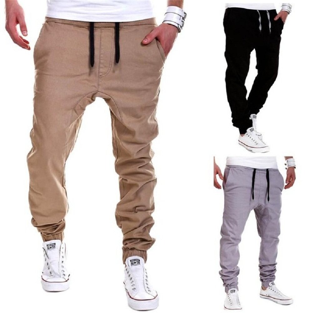 Calsky Men's Lightweight Jogger Pants for Running, Gym & Outdoor Activities - Breathable Casual Sweatpants with Elastic Waistband | Perfect for Workouts, Travel & Lounge Wear