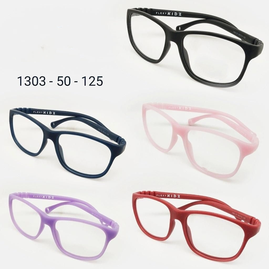 Trendy Kids Flexible Blue Light Blocking Glasses 1303 - Anti-Eye Strain for Online Classes & Screen Time