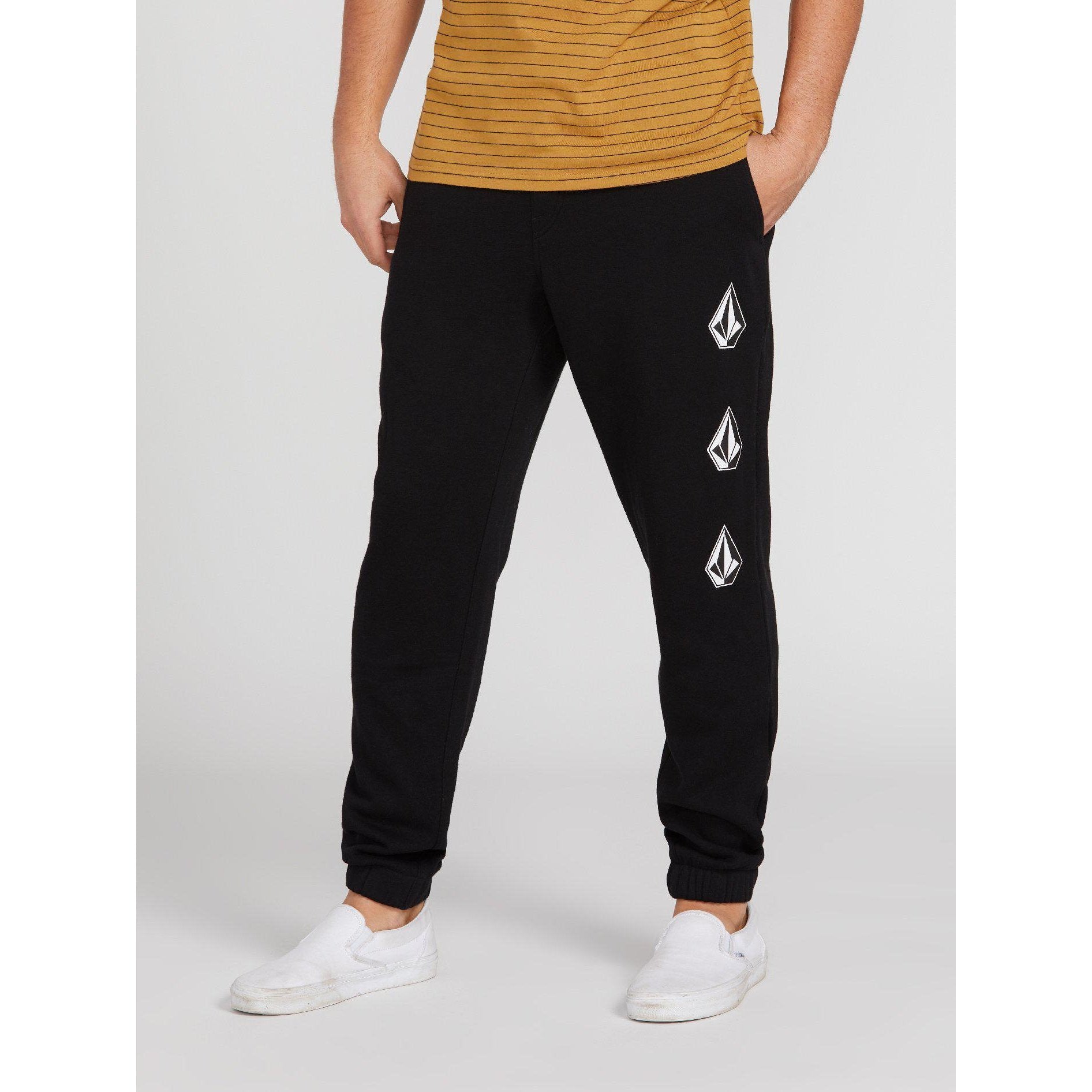 Volcom Iconic Stone Fleece Pants for Men - Soft & Comfortable Winter Fleece Trousers | Perfect for Skiing, Snowboarding & Outdoor Adventures