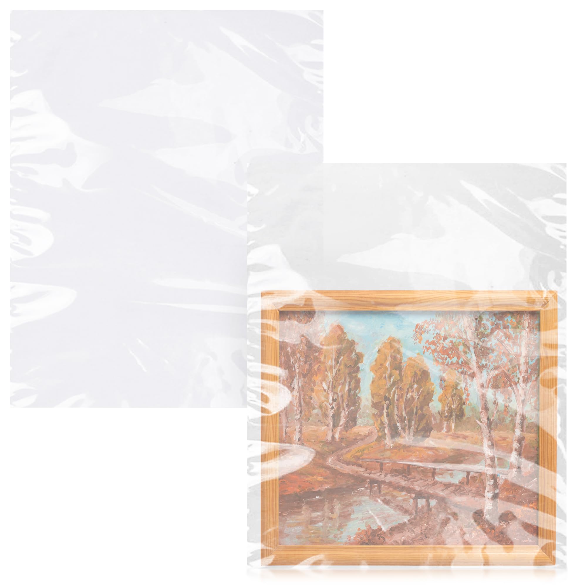 APQ 14x18 Inches Clear Poly Mailers - Pack of 1000, 2 Mil Thick Waterproof Shipping Bags with Open Top | Perfect for Ecommerce, Small Items Packaging & Mailing Envelopes