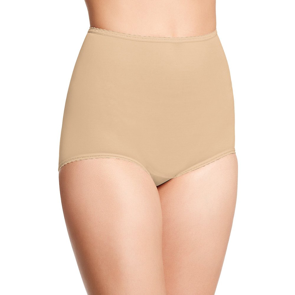 Skimp Skamp Brief Panty (2633) Nude - 6 Pack Size 11 | Comfortable Women's Underwear for Everyday Wear & Travel