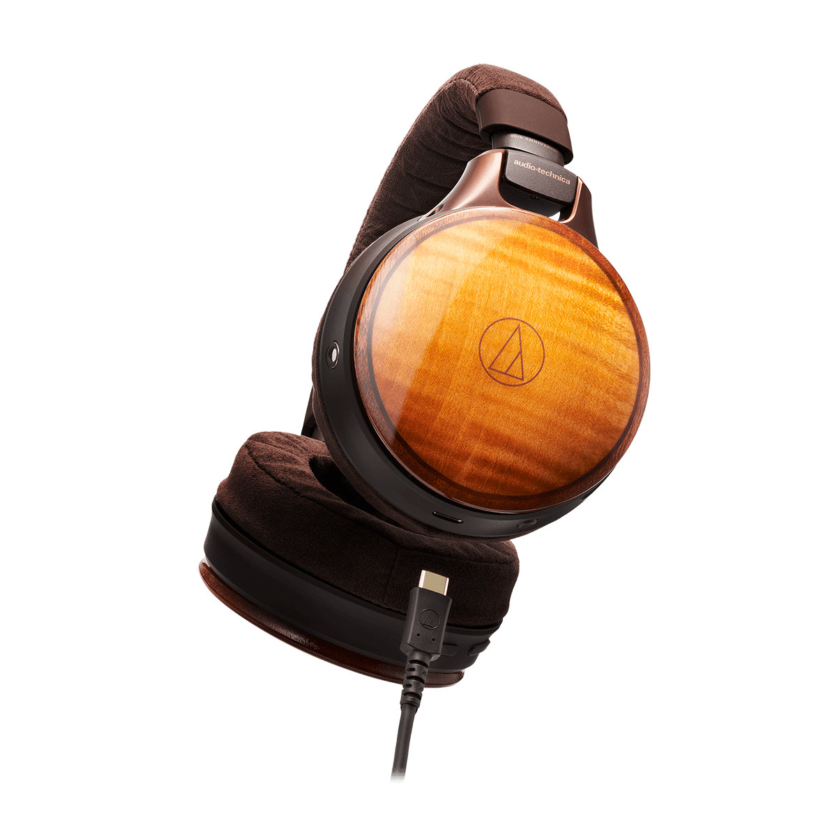 Audio Technica ATH WB2022 Limited Edition Wireless Wooden Headphones - Premium Sound Quality, Noise Cancelling, Bluetooth 5.0 - Perfect for Music Lovers, Audiophiles & Home Studio Use (Discontinued Model)