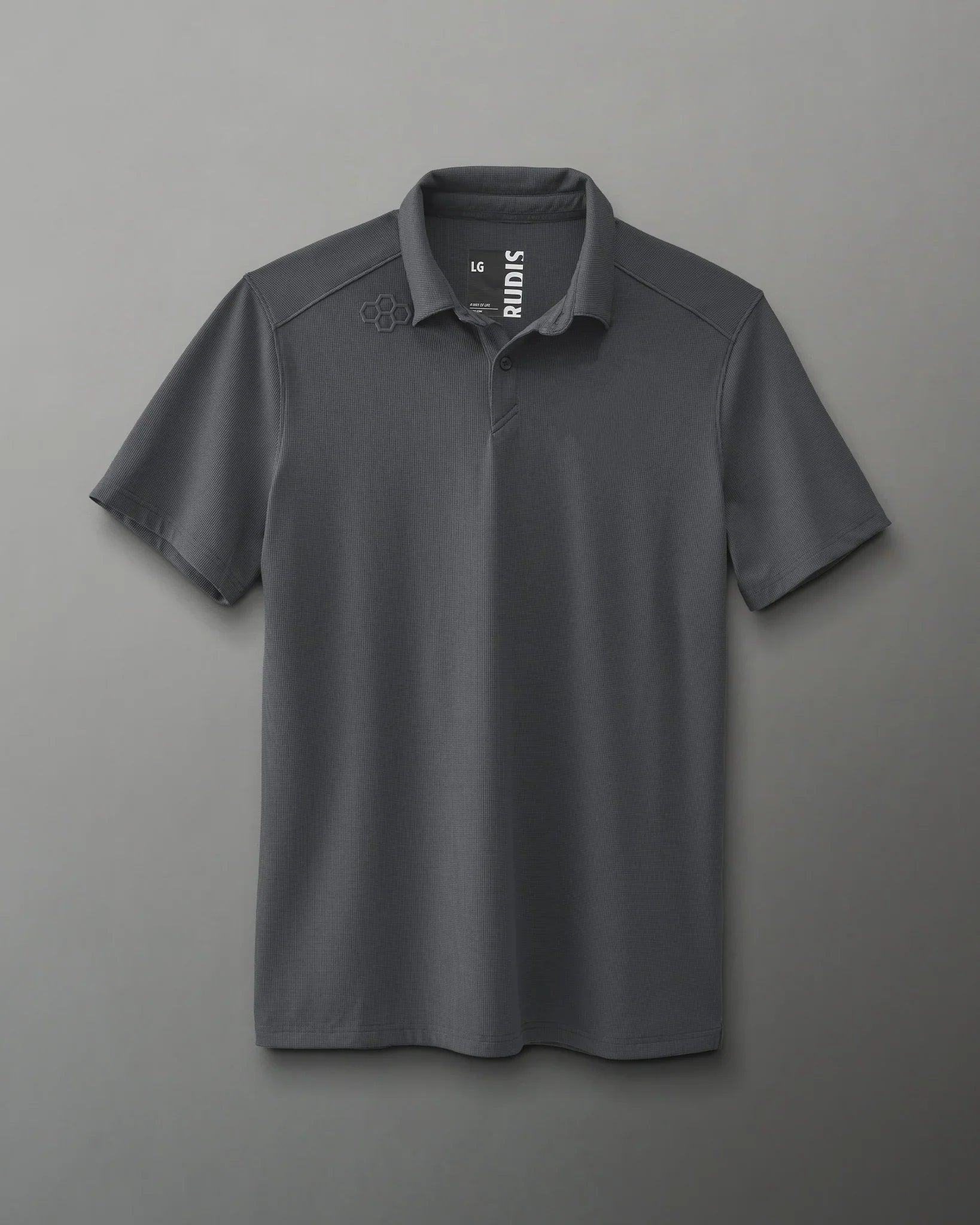 RUDIS Carbon Go To Polo - Premium Performance Shirt for Wrestling & Training - Perfect for Athletes, Coaches & Fitness Enthusiasts