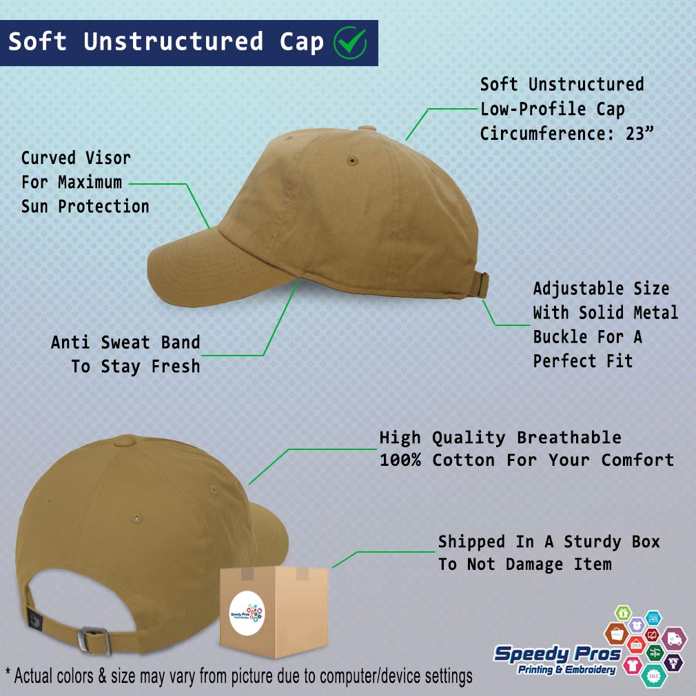 Speedy Pros Soft Baseball Cap - Mason Gold Embroidery Construction Hat - Twill Cotton Dad Hats for Men & Women - Perfect for Construction Workers, Outdoor Activities & Casual Wear