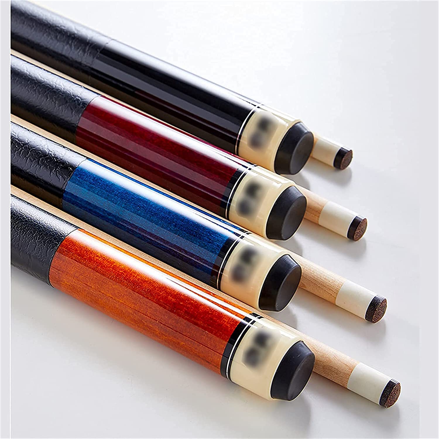 Premium 57-Inch Maple Pool Cue Stick - Handmade 19oz Billiard Cue with 1/2 Split Design (Middle/Big Head) | Professional Snooker & Pool Accessories Set | Perfect for Home Game Rooms, Bars & Competitive Play