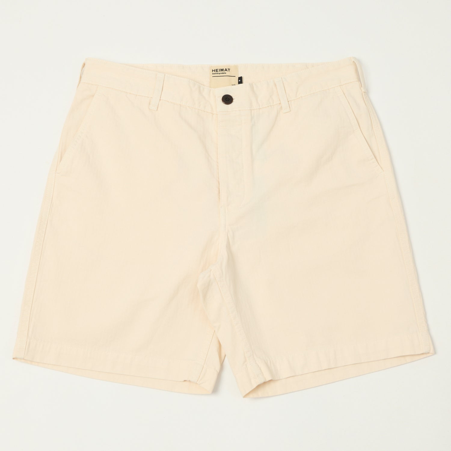 Heimat 'Journey' Herringbone Cotton Shorts for Women - Comfortable Casual Summer Shorts with Seashell Pattern | Perfect for Beach Outings, Vacations & Everyday Wear
