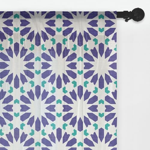 Indigo Dark Seafoam and White