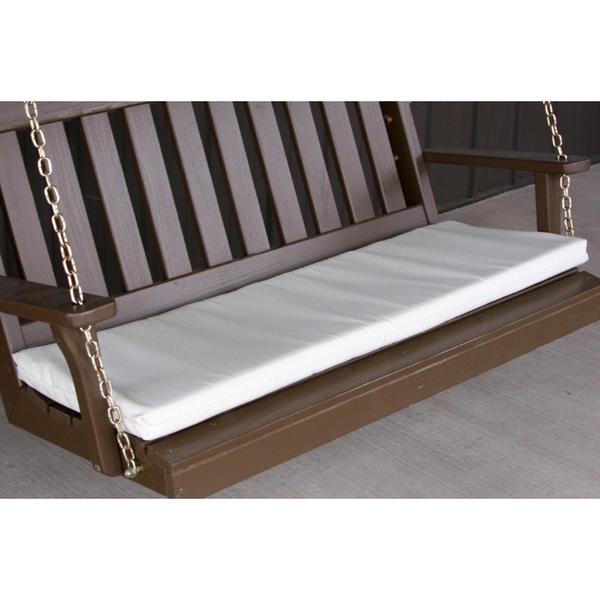 A & L Furniture Bench Cushion - Waterproof Outdoor Seat Cushion with Ties, Comfortable Foam Padding for Patio, Deck, Garden, and Indoor Use